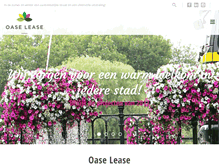 Tablet Screenshot of oase-lease.nl